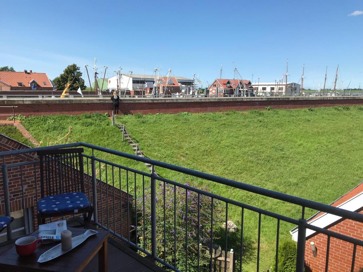 Vier Sterne am Hafen, Ditzum Exterior foto