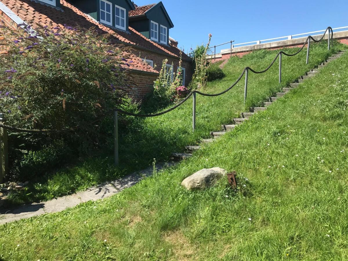 Vier Sterne am Hafen, Ditzum Exterior foto